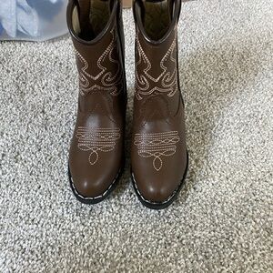 Toddler Brown Western Cowboy Boots
